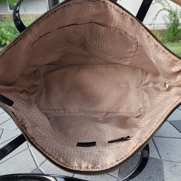 Kate Spade Sophie Camellia Street Tote Bag Patent Leather Polka Dot Bow - Picture 8 of 16